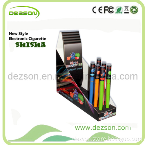 Unique Stoving Varnish Tank, 500 Puffs E Shisha, Disposable E Cigarette with Multicolor Diamond Tips